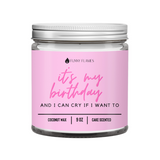 It's My Birthday And I Can Cry If I Want to Candle