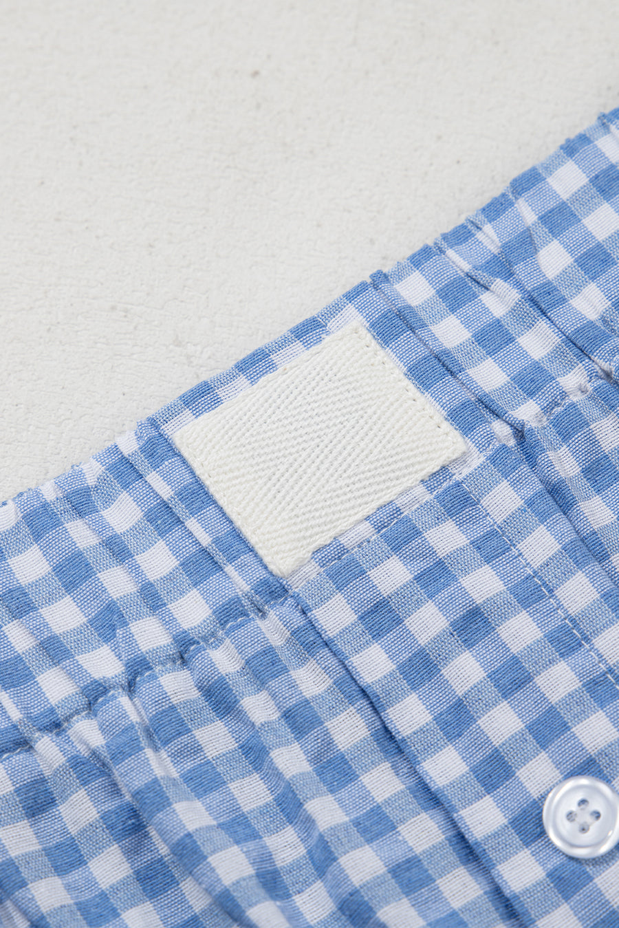 Gingham High-Waisted Loose Wide Leg Shorts- 2 Colors