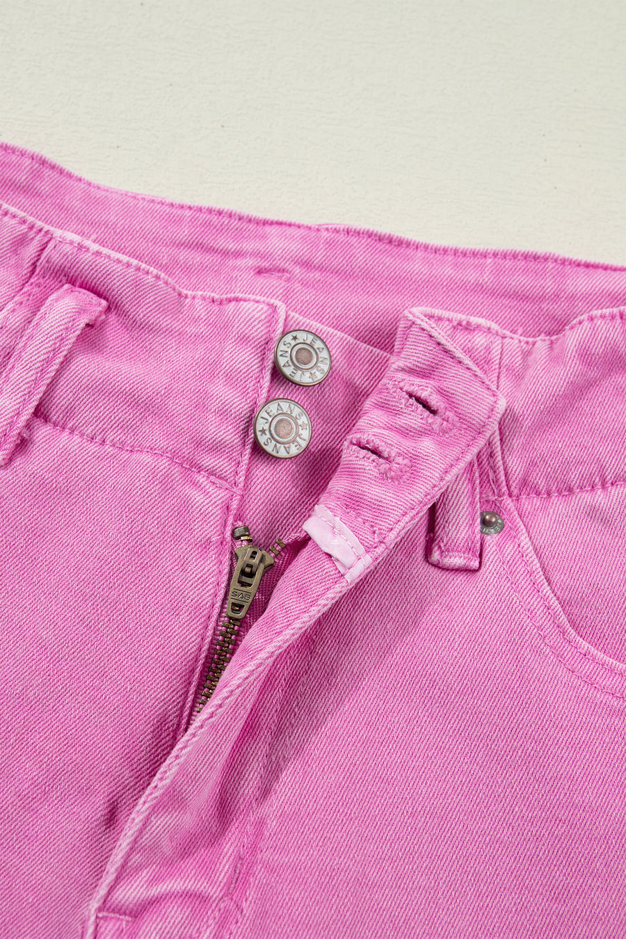 2-Button High Waist Wide Leg Jeans- 4 Colors