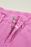 2-Button High Waist Wide Leg Jeans- 4 Colors