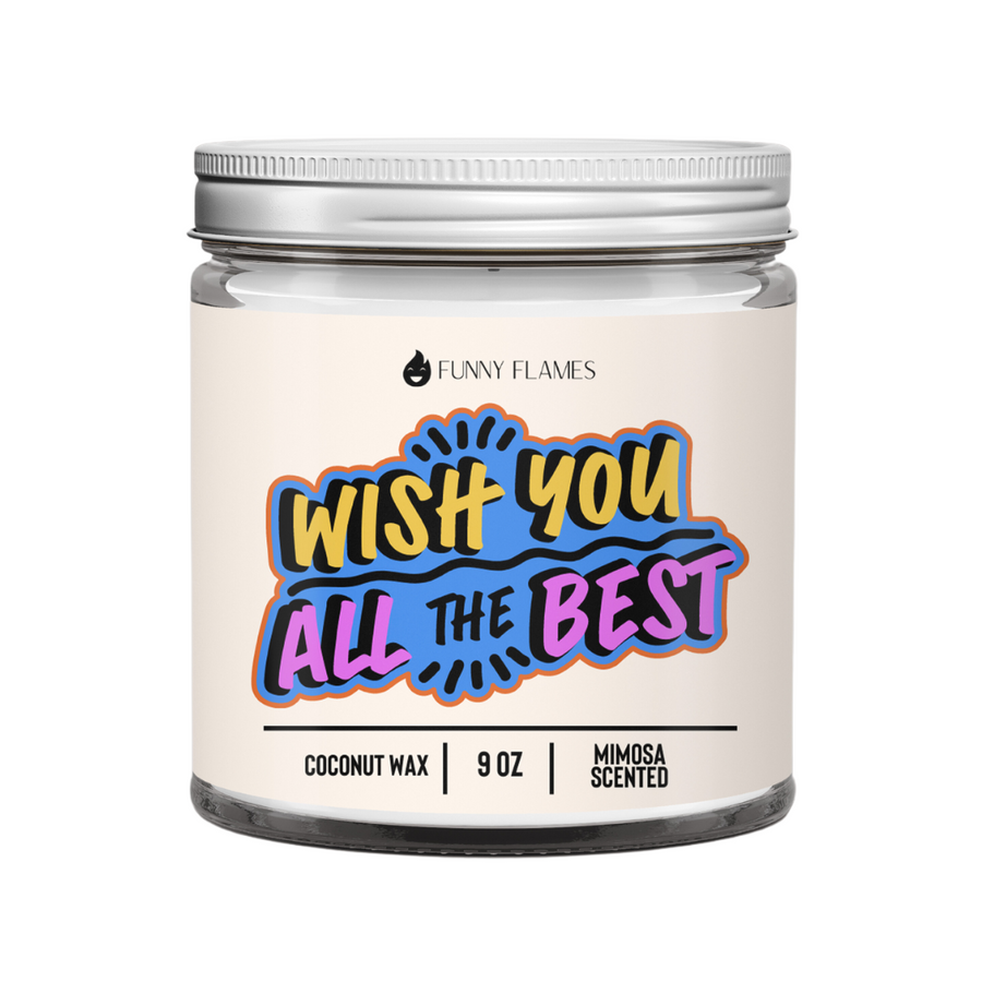 Wish You All The Best Candle