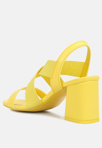 Comfortable Straps Block Heel Sandals- 3 Colors