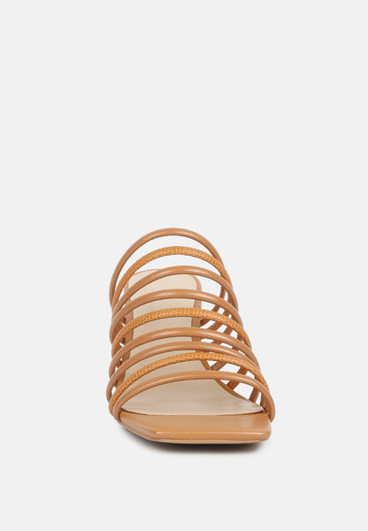 Fairleigh Strappy Slip on Sandals- 3 Colors