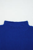 Green Pocket Ribbed Knit Short Sleeve Sweater- 9 Colors