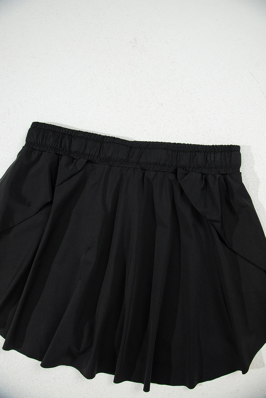 Ribbon Drawstring High-Waist Lined Tennis Skort- 6 Colors