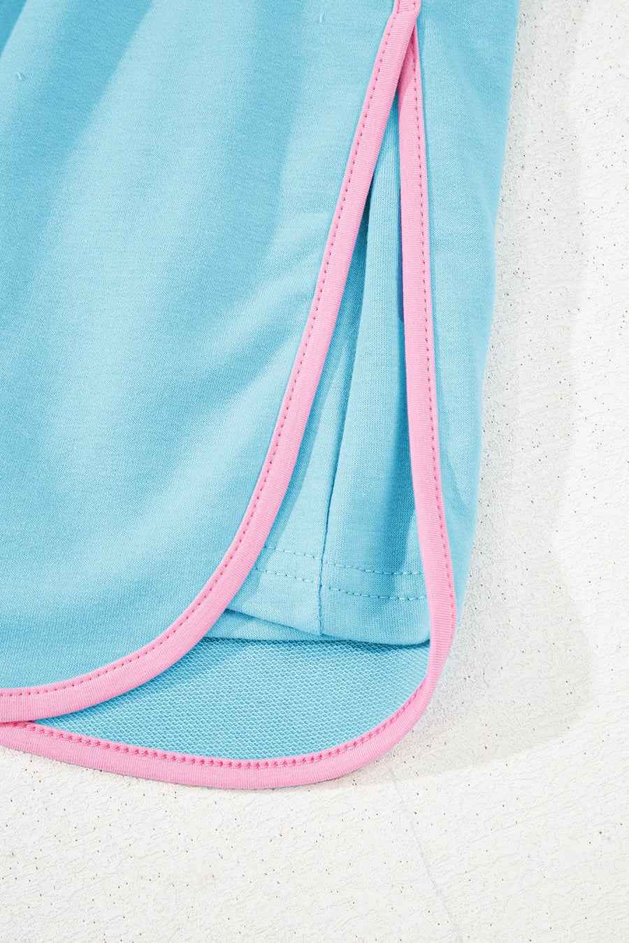 *Pre-Order* Color Block Drop Shoulder T-Shirt and Skort Set- 5 Colors