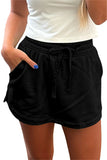 French Terry Drawstring Skort with Pockets- 3 Colors