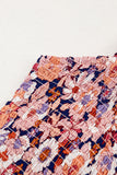 Floral Square Neck Stretch High-Waist Jumpsuit- 3 Colors