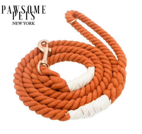 Rope Leash - Pumpkin Spice