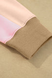 Star Patch Exposed Seam Uneven Hem Sweatshirt- 2 Colors