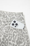 Print Frayed Edge Wide Leg High-Waist Jeans- 7 Styles