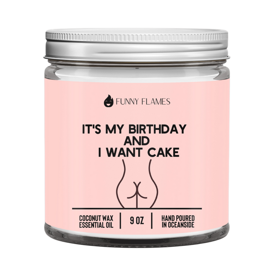 It's My Birthday and I Want Cake Candle