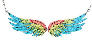 Macaw Wing Necklace #6121