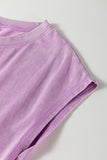 Mineral Wash T-Shirt Dress with Pockets- 3 Colors