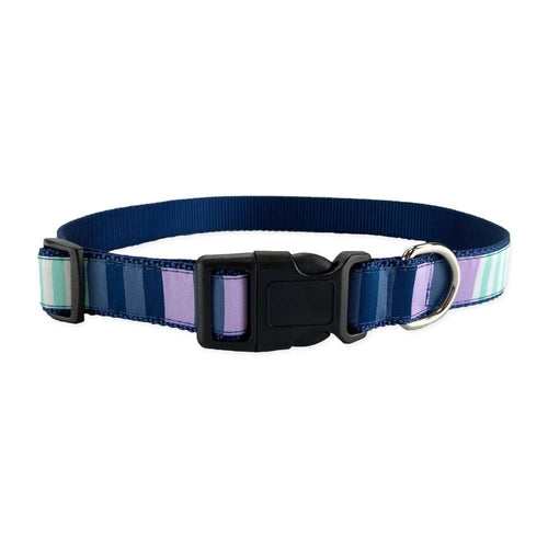 Metro Stripes Dog Collar- 3 Colors