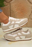 Oatmeal & White Sneakers