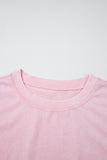 Yellow Cream Solid Color Washed Sleeveless Top Split Skort Cotton 2pcs Outfit