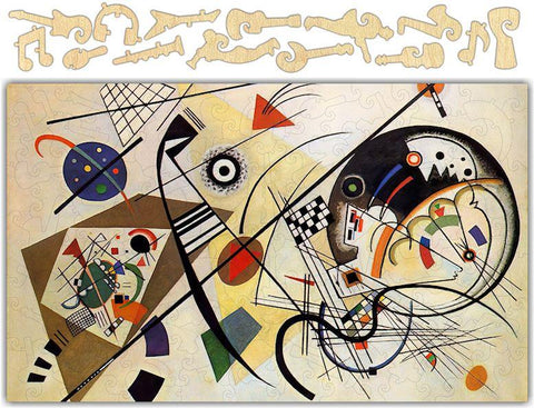 Musical Themed Kandinsky Jigsaw Puzzle #6734