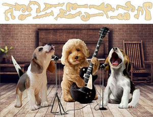 Puppy Band Jigsaw Puzzle- 3 Options