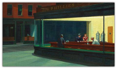 Nighthawks by Edward Hopper Puzzle