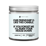Our Friendship Is Like This Candle