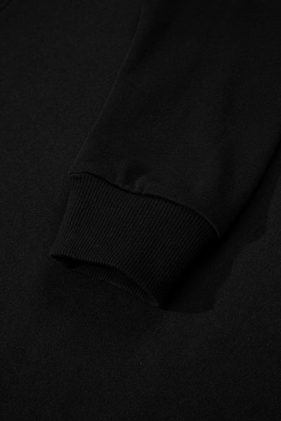 Varsity Striped Sleeve Drop Shoulder Sweatshirt and Shorts Set- 5 Colors