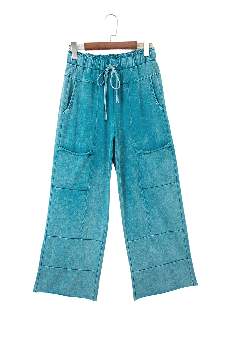 Mineral Wash High Waist Cargo Sweatpants- 3 Colors