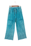 Mineral Wash High Waist Cargo Sweatpants- 3 Colors