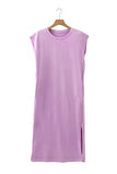 Mineral Wash T-Shirt Dress with Pockets- 3 Colors