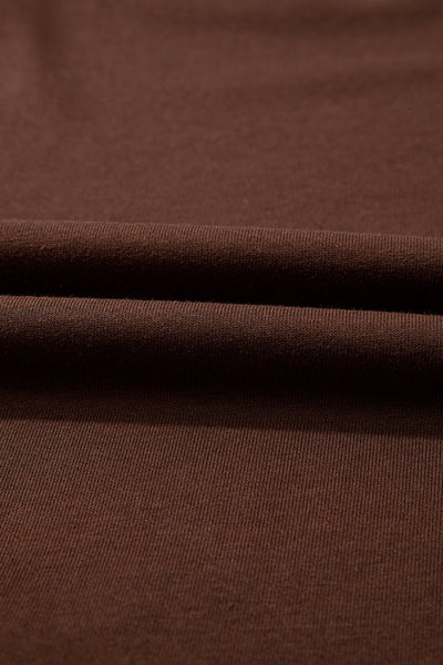 Navy Blue Preppy Striped Sleeve Loose Sweatshirt