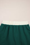 *Pre-Order* Color Block Drop Shoulder T-Shirt and Skort Set- 5 Colors