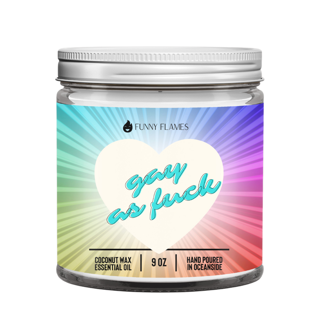 Gay As Fuck Candle