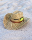‘Rodeo Ready’ UV Protected Natural Straw Cowboy Hat