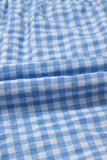 Gingham High-Waisted Loose Wide Leg Shorts- 2 Colors