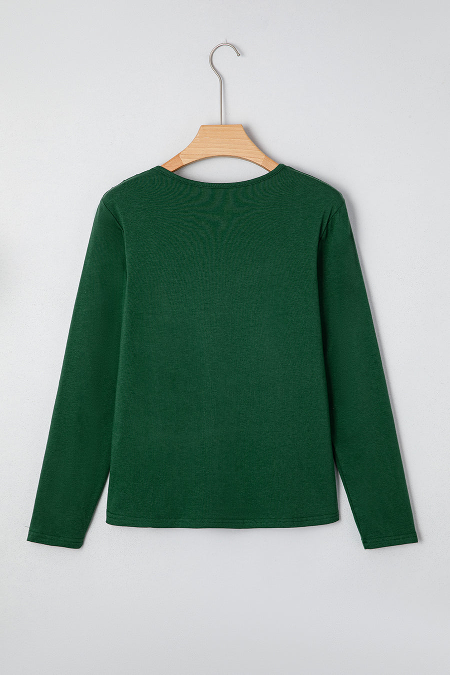 Asymmetric Seam Long Sleeve Shirt- 3 Colors