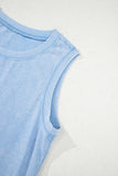 Mineral Wash Tank Mini Dress with Pockets- 3 Colors
