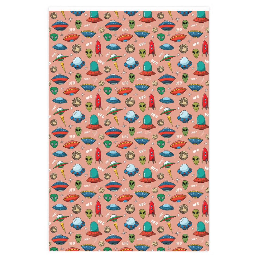 UFO & Alien Wrapping Paper