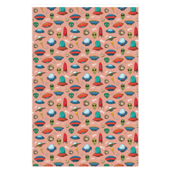 UFO & Alien Wrapping Paper