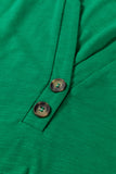 Button-Up V-Neck Long Sleeve Top- 3 Colors