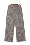 Print Frayed Edge Wide Leg High-Waist Jeans- 7 Styles