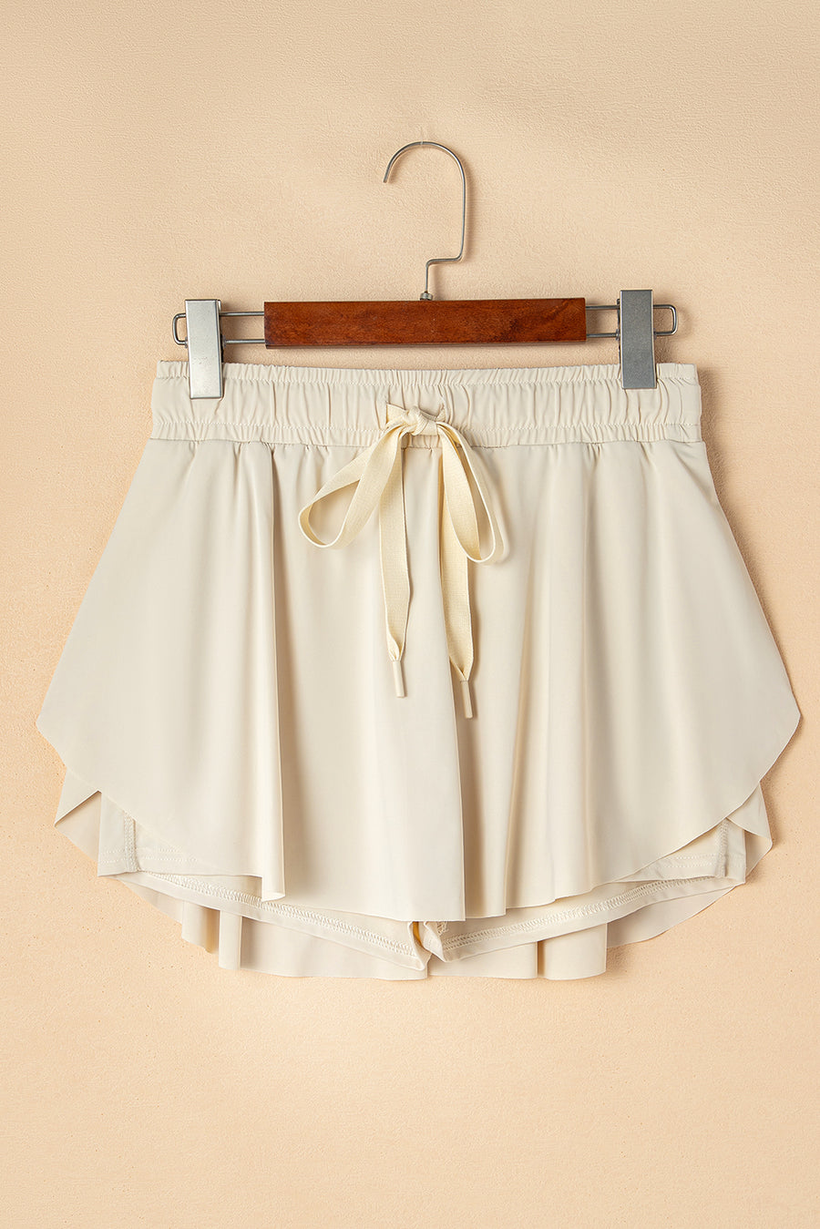 Ribbon Drawstring High-Waist Lined Tennis Skort- 6 Colors