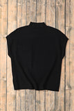 Green Pocket Ribbed Knit Short Sleeve Sweater- 9 Colors