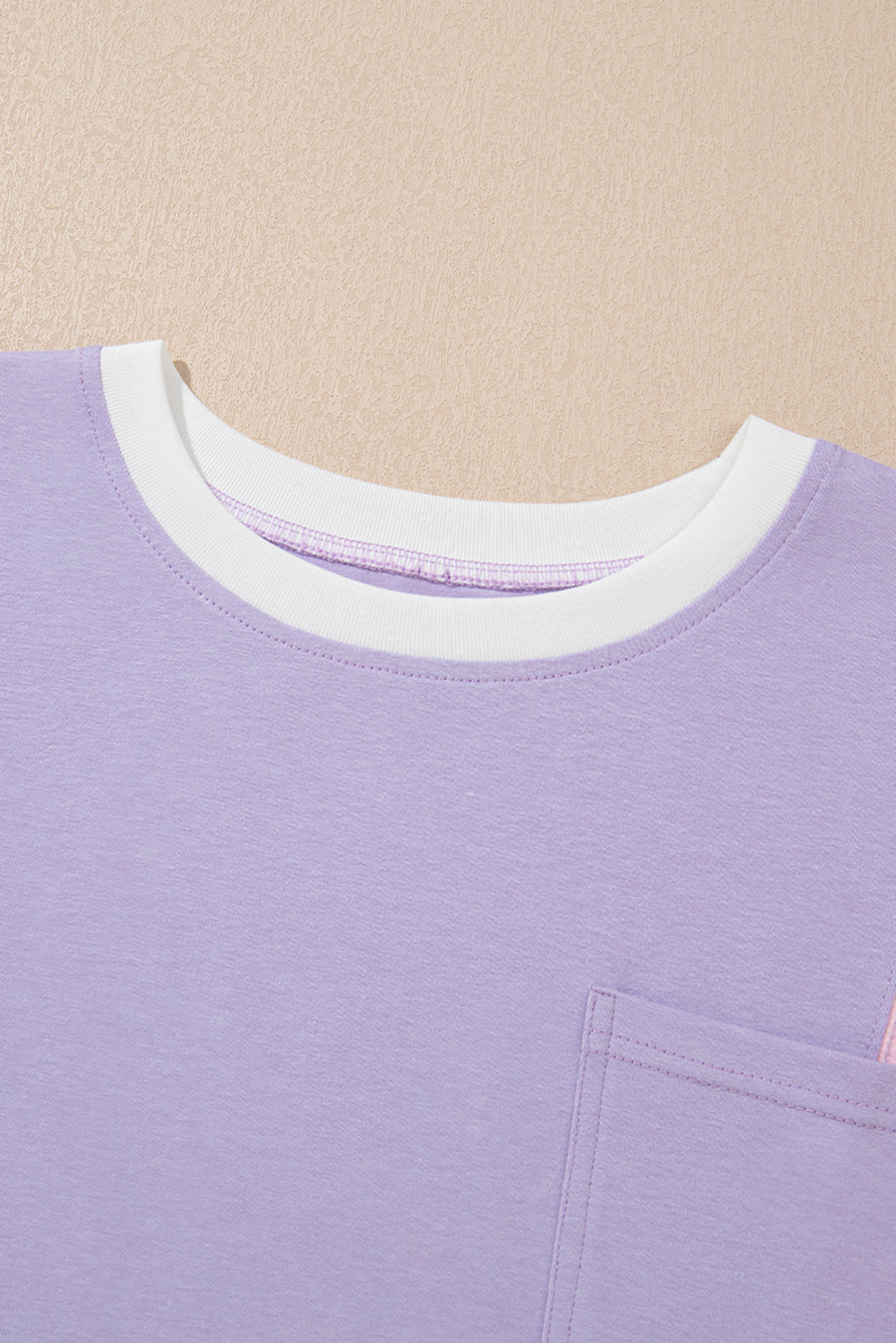 Pastel Color Block Patchwork Oversized T-Shirt