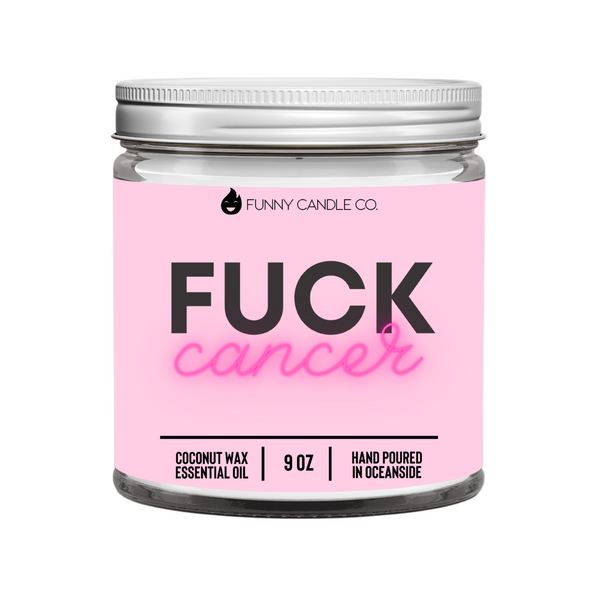 Fuck Cancer Candle
