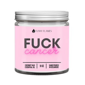 Fuck Cancer Candle