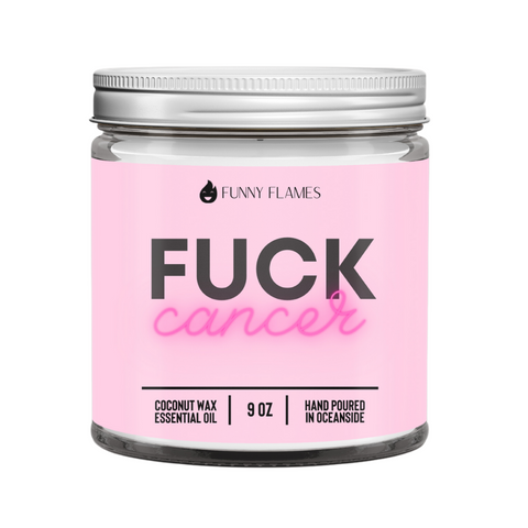 Fuck Cancer Candle