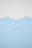 Basic Crew Neck Rolled Sleeve T-Shirt- 12 Colors