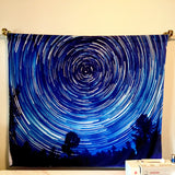 "The Zone" Star Vortex & Trees Tapestry