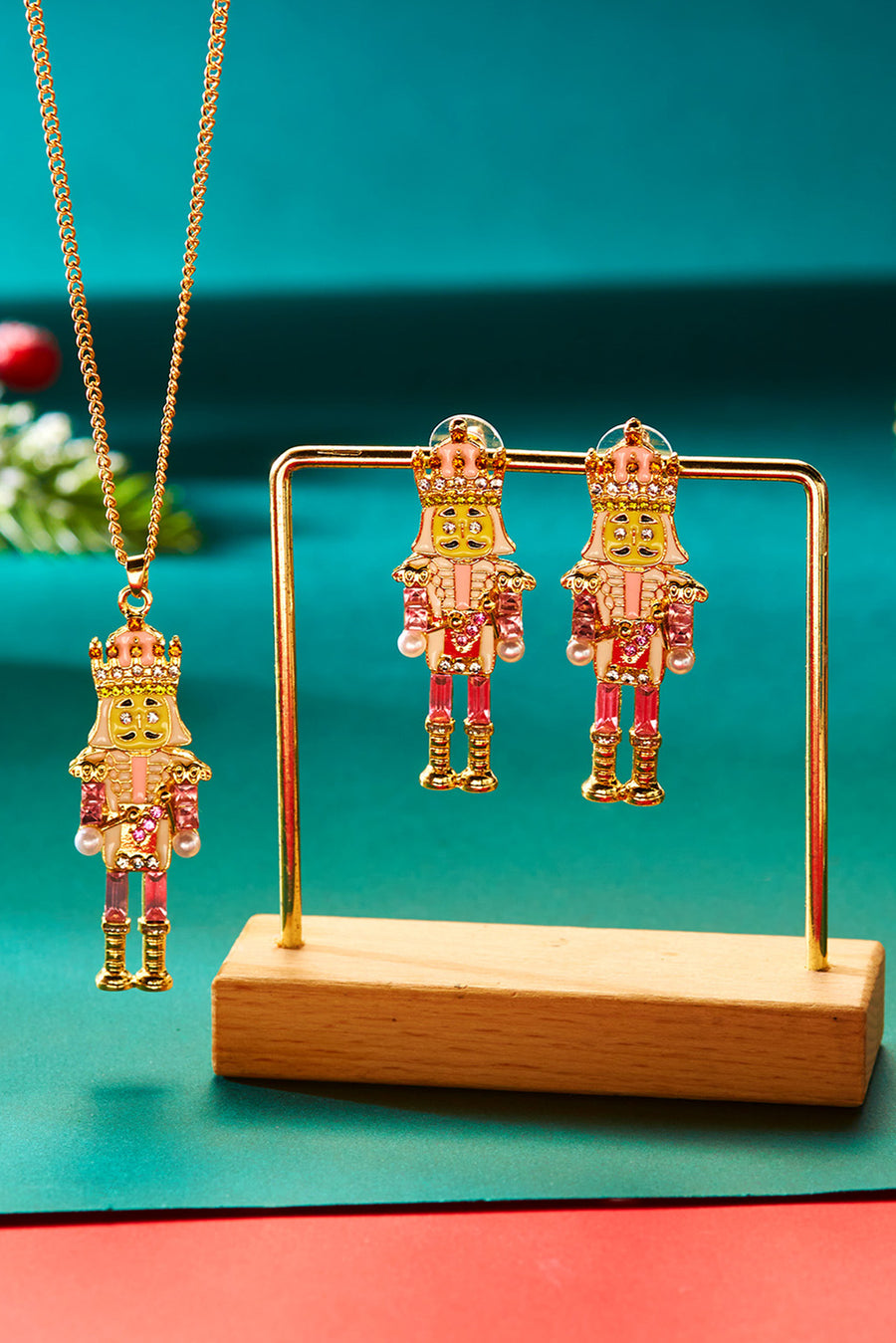 Jeweled Nutcracker Earrings- 2 Colors