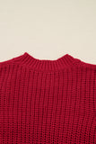 Plaid Lace-Up Puff Short Sleeve Sweater- 2 Colors